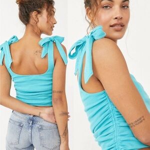 Free People Boulevard Crop Tank Top